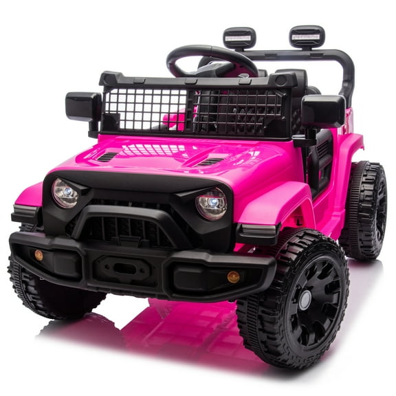 24V Kids Ride on Car W/Parents Control,Four-wheel suspension,2WD,Power display,Bluetooth,MP3,Music,LED headlight,Provide a speed of 1.86-3.11MPH For Kids Around 3 years old.