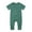 Green, variant on Emy Dola Baby Boys Girls Pajamas Bamboo Viscose Short Sleeve Zipper Romper Jumpsuits Sleep and Play 3-24 Months
