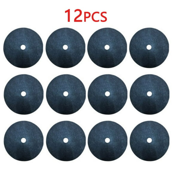 12 Pcs Mulch Ring Tree Protector Mats 27-42cm Disc Shrub Tree Guard shading ma /Weed & Pest Control