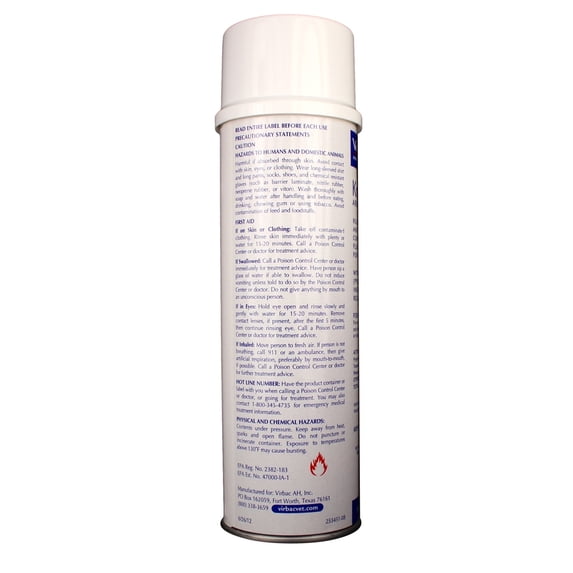 Virbac Knockout Area Treatment Spray Kills Fleas Ticks 14 oz.