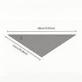 thumbnail image 4 of Chal envolvente para mujer, regalo de uso diario, suave, con bucle, bufanda triangular de punto Rojo, 4 of 5