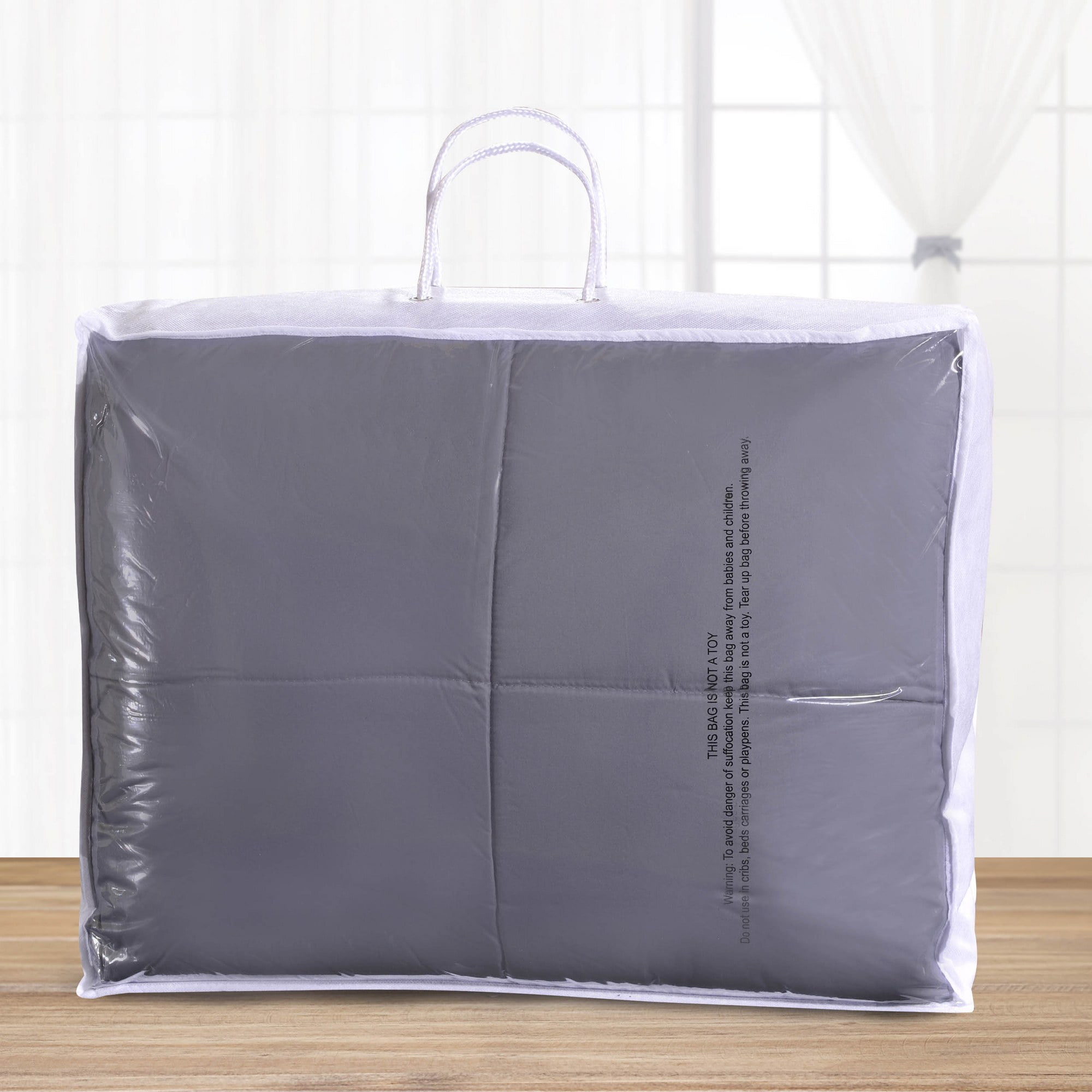 Superior Classic Reversible Comforter, Twin, Silver