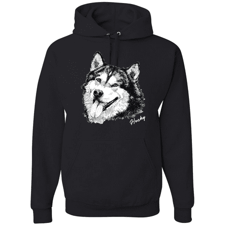 Cute Husky Dog Lover Pet Owner Animal Lover Graphic Hoodie Sweatshirt