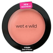 Wet n Wild Color Icon Blush Makeup, Infused with Jojoba Oil, Bed of Roses, 0.21 oz
