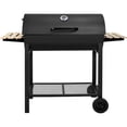 thumbnail image 3 of Asador de Carbon Tipo Barril Jardimex 70cm Doble Mesa Con ruedas, 3 of 7