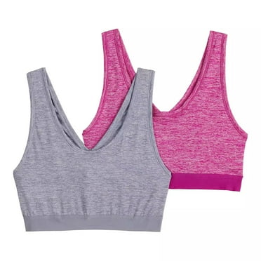 Fruit of the Loom M Nylon Wire Free Unpadded Scoop Neck Bra