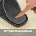 thumbnail image 6 of IAUYY Memory Foam House Slippers Suitable for Both Men and Women. Comfortable, Anti-Slip Plush Flat-Bottomed Slippers The Best Holiday Gift Gothic Rose, 6 of 9