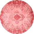 thumbnail image 1 of Ahgly Company Indoor Round Persian Red Traditional Area Rugs, 4' Round, 1 of 4