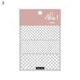 thumbnail image 2 of zhaomeidaxi Checkerboard Nail Stickers Decals, Black White Plaid Nail Art Supplies, Lightweight Adhesive Stickers Gel Polish Manicure Decoration Accessories, 2 of 7
