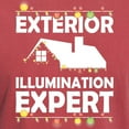 thumbnail image 3 of CafePress - Funny Christmas Lights Xmas Apparel T Shirt - Mens Comfort Colors Shirt, 3 of 5