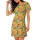 thumbnail image 2 of Fotbe Easter Bata de Dormir para Mujer con Estampado, Camisón de Algodón de Manga Corta, Ropa de Dormir Casual, 2 of 6