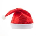 thumbnail image 3 of nipocaio 2 Pcs Chapeau de Noël Rouge Vert Pailleté Adulte Décoration de Fête Coiffe, 3 of 5