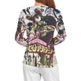 thumbnail image 4 of My Hero Academia Women's Pajama Top 3D Digital Print Sleepwear Trendy Crewneck Pullovers Long Sleeve Shirts 4XL, 4 of 8