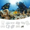 thumbnail image 4 of Water Diving Side Mount Attachments Diving Weight Belt Retainers Sidemount Diving Stainless Weight Belt Slide Buckles, 4 of 6