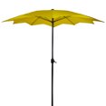 thumbnail image 4 of Northlight 8.85ft Outdoor Patio Lotus Umbrella with Hand Crank, Yellow, 4 of 6
