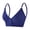 Dark Blue, variant on Womens Front Closure Bras with Paded Trend V Neck Cami Bralettes Dailywear(Black/Free Size)