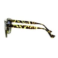 SA106 Oversized Round Thick Horn Rim Sunglasses – Clear Lens Fashion Glasses, 100% UV Protection