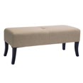 thumbnail image 1 of CorLiving Antonio Beige Fabric 46" Wide Bench, 1 of 7