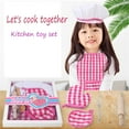 thumbnail image 2 of Set de cocina y repostería infantil de 11 piezas - Delantal/gorro lavable a máquina, herramientas funcionales para repostería, certificado CPSIA/ASTM, regalo ideal para niñas mayores de 3 años, 2 of 8