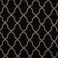 thumbnail image 4 of Zahari Home Compton Foil Print Polyester Top Grommet Blackout Window Curtain Drapes for Living Room Bedroom Decor, 52"x84", Single Panel, Black, 4 of 4
