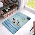 thumbnail image 3 of MKHERT Cute Dalmatian Dog in The Bath Clean ihe Teeth Doormat Rug Home Decor Floor Mat Bath Mat 30x18 inch, 3 of 3