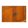 thumbnail image 2 of Crafters and Weavers Arts and Crafts Wood TV Stand for TVs up to 72" in Cherry, 2 of 3