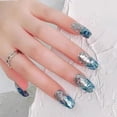 thumbnail image 4 of Mermaid Diamond Gradual Change Large Sequin Nail Glittering Decora D2 Patch R8B9, 4 of 9