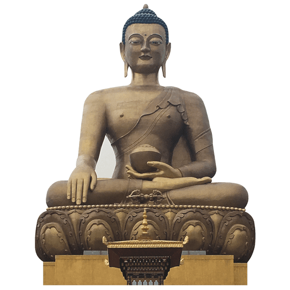 Dordenma Buddha Cardboard Cutout Standee Standup