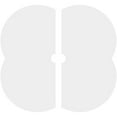 thumbnail image 4 of 34"OD x 3"ID x 13 1/2"C x 1"P Charlotte Architectural Grade PVC Contemporary Ceiling Medallion, Two Piece, 4 of 11