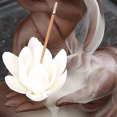 thumbnail image 3 of Soporte de incienso de reflujo de loto de Buda, quemador de incienso, soporte de vela, decoración, 3 of 6