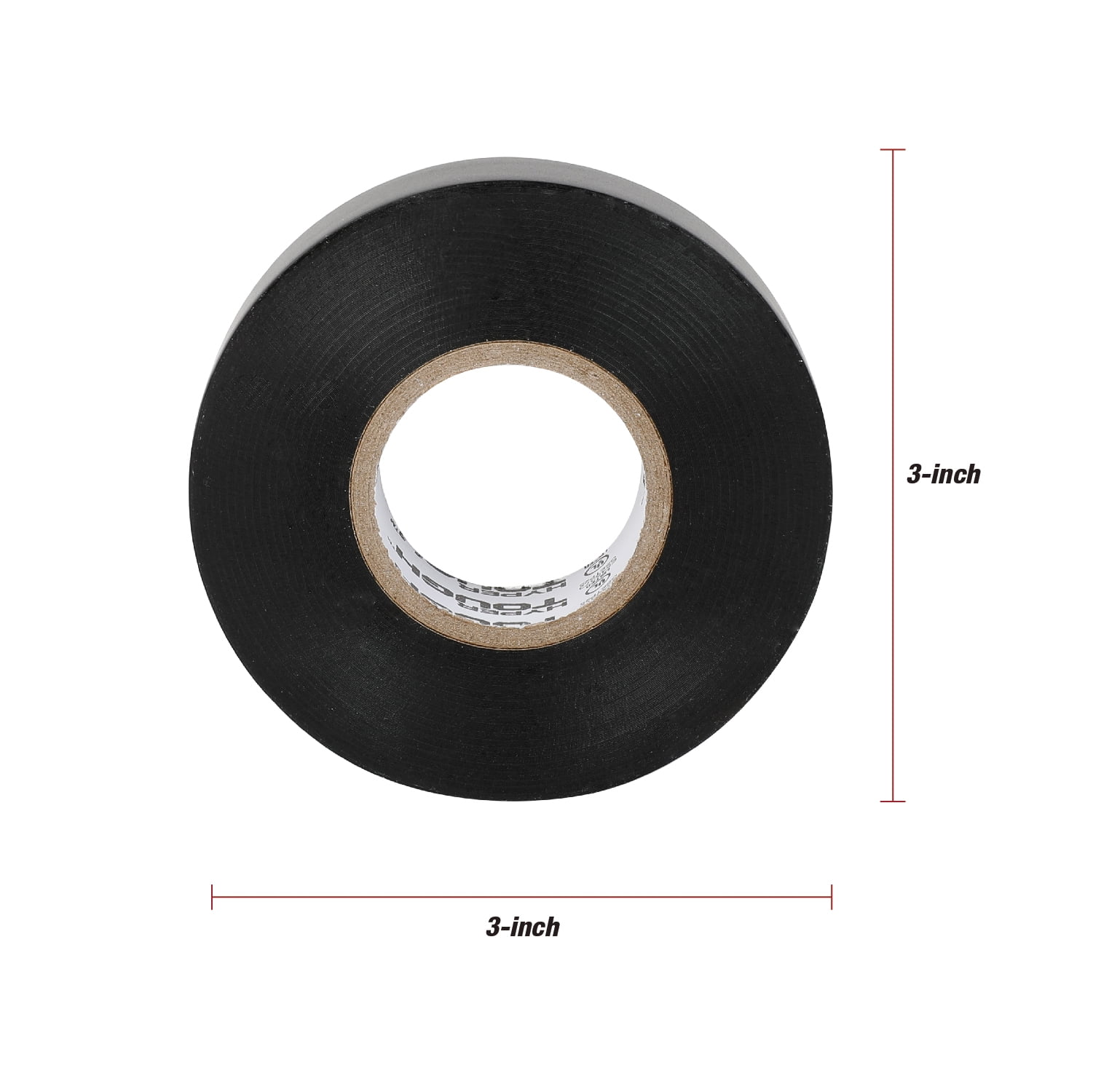 Hyper Tough Electrical Tape Single Roll 60 feet Long, Black