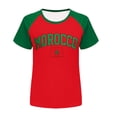 thumbnail image 4 of Kids Soccer Shirt Morocco Raglan Tops Short Sleeve Boys' T Shirt for Children's Play Sports Fan Casual Tops Tee 1-14 Years, 4 of 4