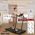 thumbnail image 2 of Walking Pad Treadmill with Handle Bar,9% Manual Incline 3-in-1 Foldable Treadmills for Home Small Spaces,3.0 HP Under Desk Treadmill with App,300 LBS Capacity$$Sport & Recreation Other, 2 of 10