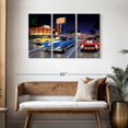 thumbnail image 3 of Elephant Stock Woodward Ave Wall Art - Horizontal Multi Panel Canvas - Living Room Wall Decor - Sports Multi Panel - Blue And Orange Decor By Bruce Kaiser - 45" x 28", 3 of 8