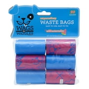 Wags & Wiggles Large Scented Dog Waste Bags, Watermelon Scented Dog Poop Bags - 90 Count