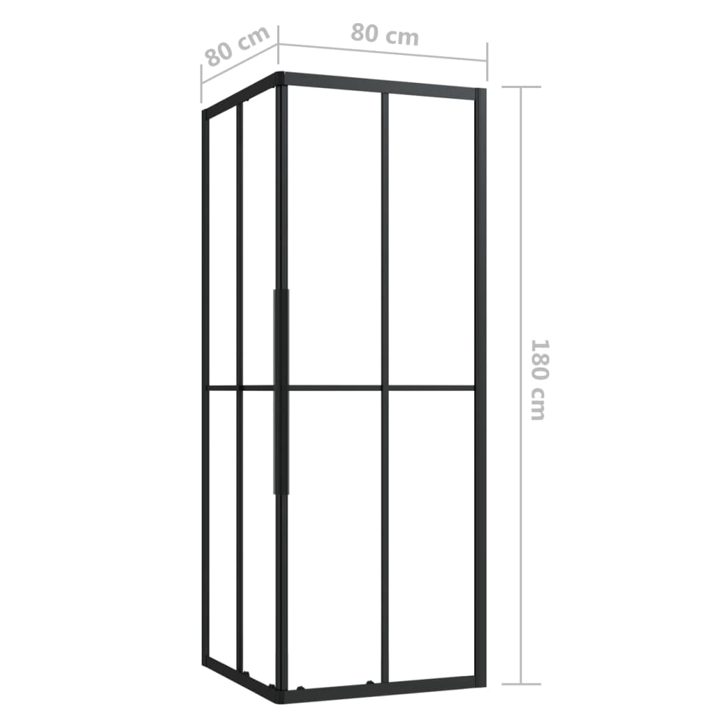 vidaXL Shower Cabin ESG 35.4"x27.6"x70.9"