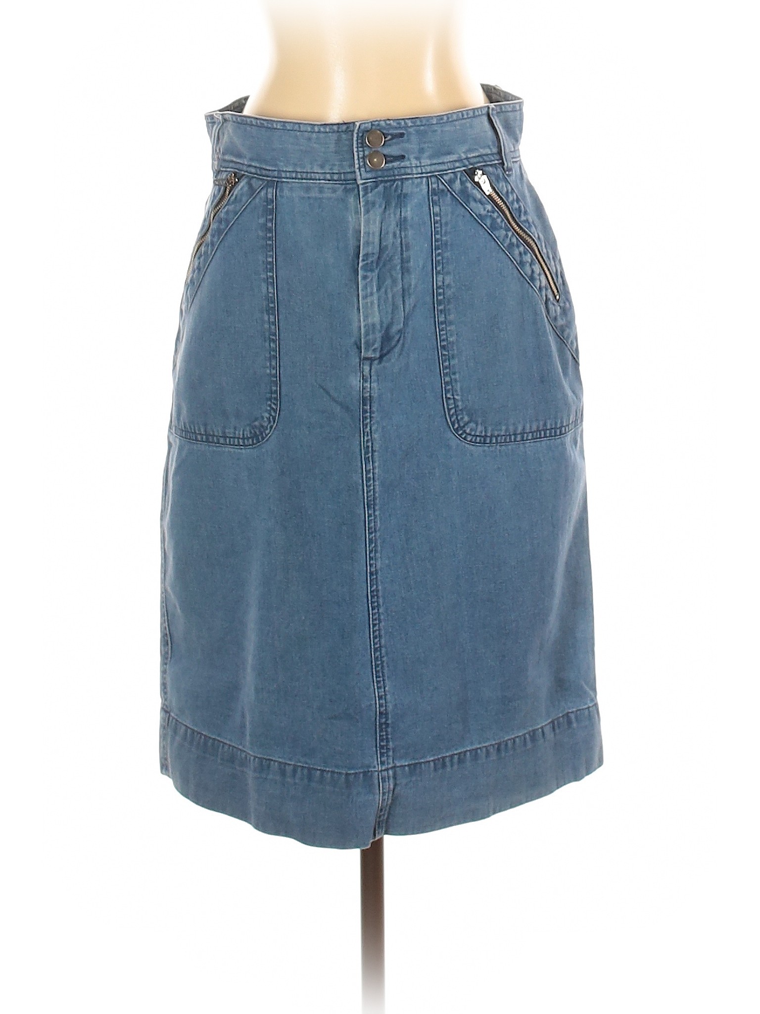 the bay denim skirt
