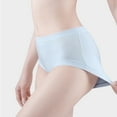 thumbnail image 6 of fatyb 3 Pack Cotton Underwear for Women High Waist Full Coverage Briefs Stretch Plain Ladies Panties, 6 of 6