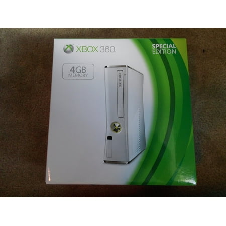 Xbox 360 S White - 4GB (Used/Pre-Owned)