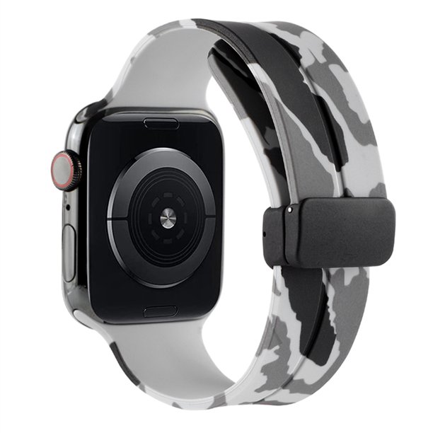 Banda de silicona para Apple Watch Camouflage Soft para IWatch Series 1 2 3 5 6 Se 7 8