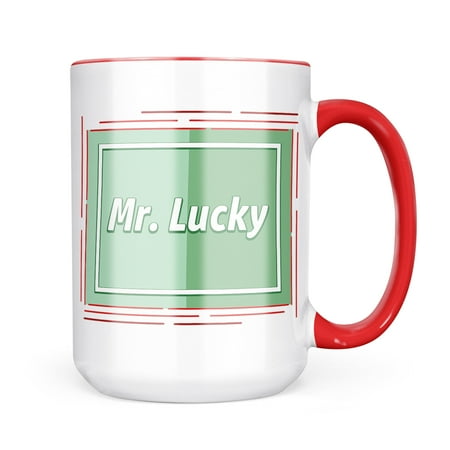 

Christmas Cookie Tin Mr. Lucky St. Patrick s Day Modern Green Mug gift for Coffee Tea lovers