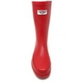 thumbnail image 2 of Forever Young Women's Solid Color With Back Mock Zipper Rain Boots, 2 of 6