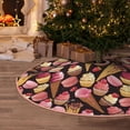 thumbnail image 5 of Sikiie Ice Cream Cake Nativity Christmas Tree Skirt, Jesus Christian Winter Holiday Tree Mat Decoration(30-48IN)48", 5 of 6