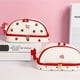 thumbnail image 3 of Double-Layer Kawaii Cherry and Strawberry Pencil Case - Large Capacity Portable Stationery Bag for School Supplies, 3 of 4