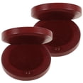 thumbnail image 1 of Phenofice 2Pcs Castanets Finger Castanets Dark Red Wood For Beginners Music Interest, 1 of 8
