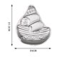 thumbnail image 3 of Molde de aluminio para pasteles, molde para hornear en forma de troyano 3D, molde para pasteles de cumpleaños DIY, suministros de cocina BANYUO Electrónica, 3 of 3