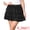 Black, variant on DARING DIVA Women's Summer Elastic Ruffle Hem Pleated Flowy X-Small Black