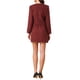 thumbnail image 3 of Conjunto de Blazer de Tweed INSPIRE CHIC para Mujeres Elegante Trabajo 2 Piezas Blazer Falda Trajes XL Rojo Oscuro, 3 of 6