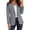 *Gray, variant on Women's Long Sleeve Single Button Blazer,Notched Lapel Slim Fit Work Jacket For Women, Ladies' Solid Color Casual Office Coat With Pockets,Black,S-2XL