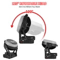 thumbnail image 2 of Electric fan,Rotation Fan 120° Head Rotation Battery Powered Fan With 4000mah Powered Tent Worksite Speed Worksite Powered Fan Powered Tent Battery Led, 2 of 6